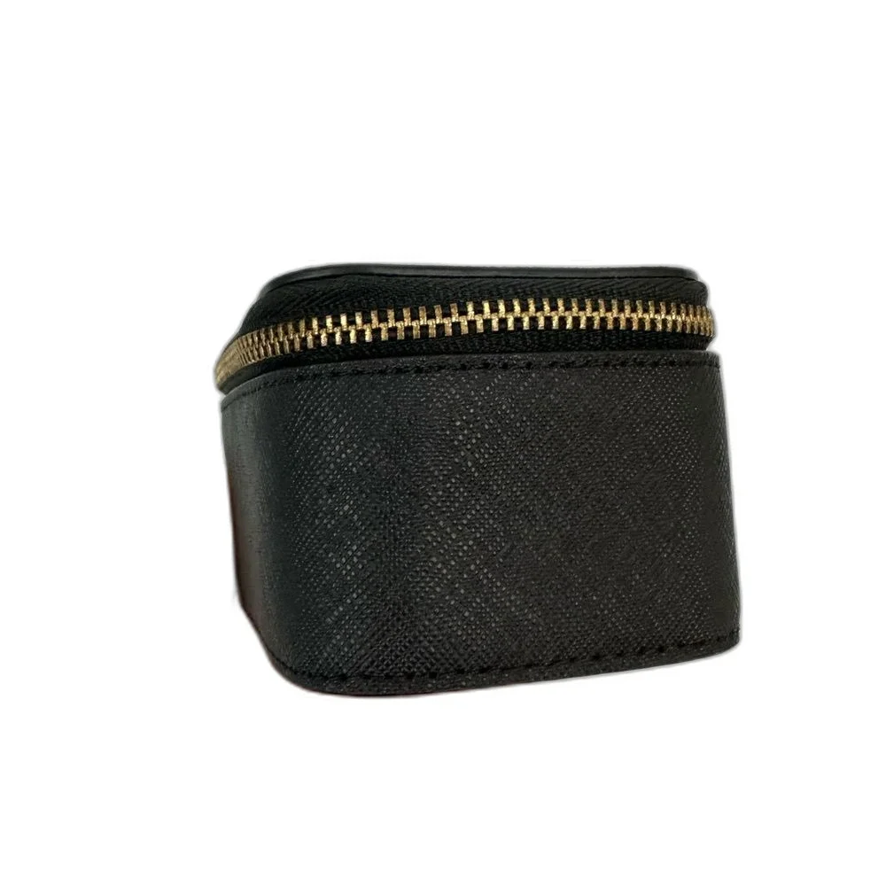 Kate Spade New York Black Travel Jewelry Box Dainty Cute Chic Storage